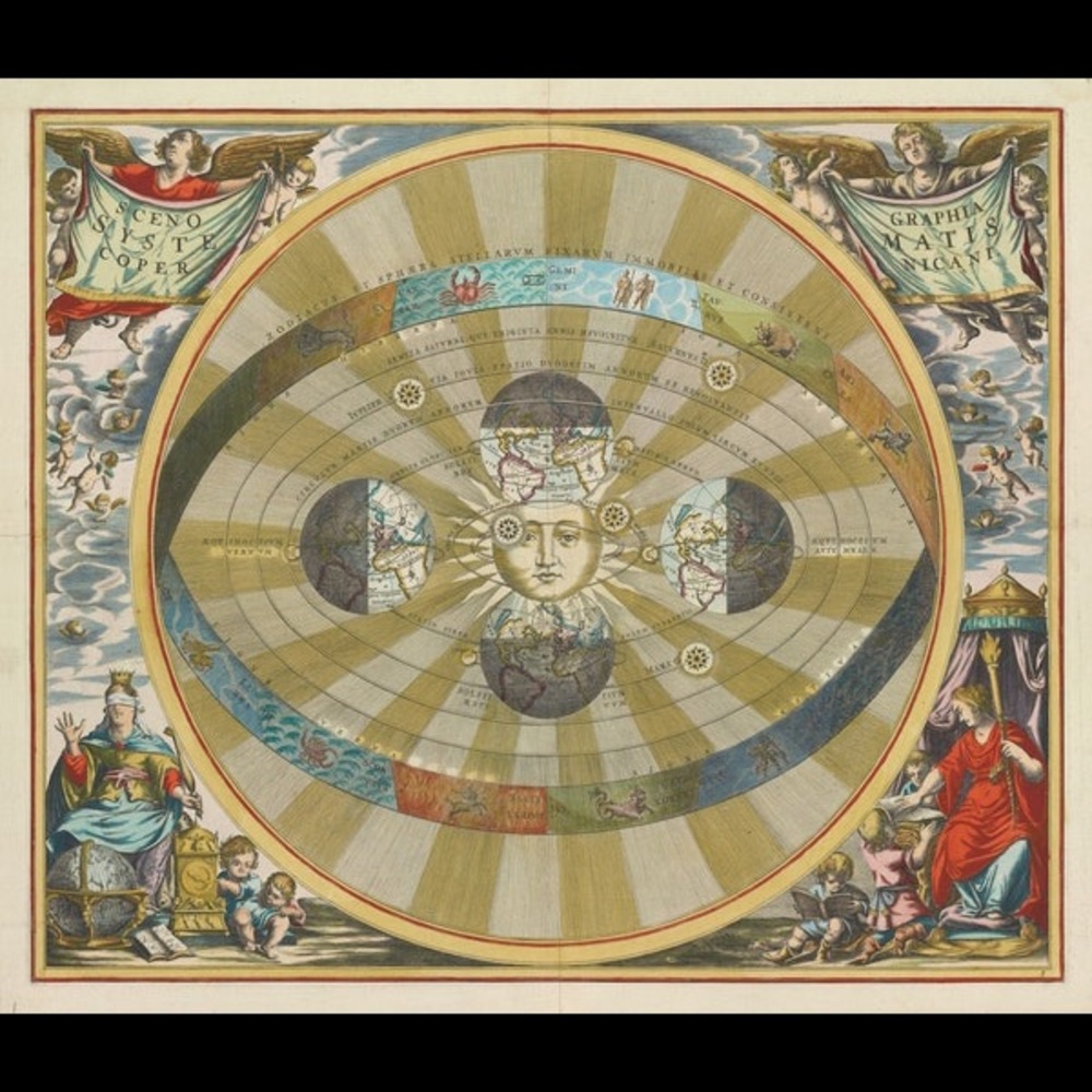 Celestial Atlas Series - Andreas Cellarius - 1660 - Picture 3 of 4